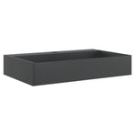 Wash Basin 60x38x11 cm Mineral Cast/Marble Cast Matt Black 155980