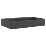 Wash Basin 60x38x11 cm Mineral Cast/Marble Cast Matt Black 155980