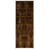 Highboard Smoked Oak 80x42.5x185 cm Engineered Wood 3281382