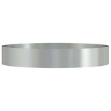 Planter Ring Silver 120 x 120 x 20 cm Galvanised Steel 873644