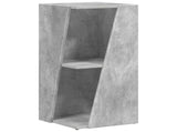 Side Shelf Concrete Grey 33 x 32 x 70.5 cm Engineered Wood 892410