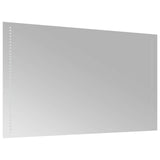 LED Bathroom Mirror Transparent 60 x 10 cm Tempered Glass 42045786