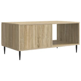 Coffee Table Sonoma Oak 90 x 50 x 40 cm Engineered Wood 894497