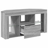 Corner LED TV Cabinet 100 x 40 x 50 cm Grey Sonoma 889801