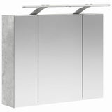 Bathroom Mirror Cabinet Concrete Grey 60 x 14.5 x 50 cm 889082