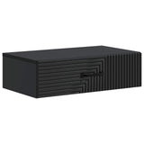 Wall-Mounted Side Table Black 59 x 34.5 x 17 cm Engineered Wood 898656