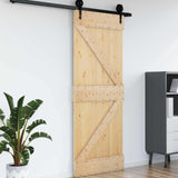 Door NARVIK Natural 70 x 210 cm Solid Pine Wood 42047079