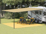 Tent Carpet 400x400 cm Beige 310771