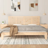 Wall Headboard 206x3x63 cm Solid Wood Pine 824718