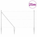 Welded Wire Fence with Spikes 25 x 1 m 3350771