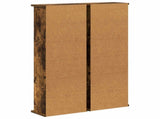 CD Cabinet 2 pcs Smoked Oak 32 x 17 x 92 cm Engineered Wood 8012755