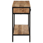 Console Table 100x35x70 cm Solid Rough Wood Mango 374077