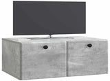 Wall-Mounted TV Cabinet 59.5 x 41 x 30 cm Concrete Grey 899188