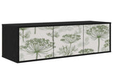 Wall-mounted TV Cabinet GOTHA 102 x 33 x 40 cm Black Oak 8007188