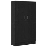 Book Cabinet Black Oak 82.5 x 30.5 x 150 cm Engineered Wood 3329275