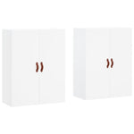 Wall Mounted Cabinets 2 pcs White 69.5x34x90 cm 3195595