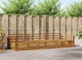 Outdoor Sofa Set 3 pcs Natural Solid Acacia Wood 3372939