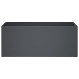 Garden Planter 2 pcs Anthracite 100 x 40 x 40 cm 8005251