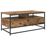 Coffee Table Old Wood 100 x 51 x 45 cm Engineered Wood 882764