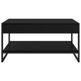 Coffee Table Black Oak 80 x 50 x 40 cm Engineered Wood 886438