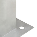 Post Anchors 4 pcs Galvanised Metal 121 mm 145451