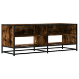 TV Cabinet Smoked Oak 120.5x40x46 cm Engineered Wood and Metal 848891