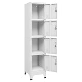 Locker Cabinet with 4 Compartments 38x45x180 cm 244475