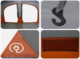 Family Tent Grey and Orange 533 x 312 x 230 cm 42017471