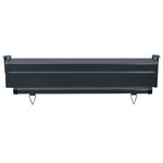 Balcony Side Awning 85x250 cm Black 48406