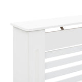 Radiator Covers 2 pcs White 112x19x81.5 cm MDF 3051374