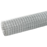 Chicken Wire Fence Galvanised Steel 10x1,5 m Silver 143615