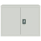 File Cabinet Light Grey 90x40x110 cm Steel 3188316