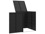 Box Garbage Bin Box Black 65 x 80 x 115 cm Polyethylene 42008240