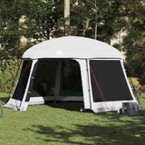 Pool Tent with Removable Fly & Mesh Walls Grey 512x458 cm 4100627