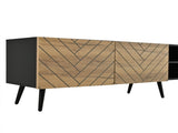 Modern Geometric TV Stand, Lowboard, TV Cabinet, TV Unit, Modern Industrial Entertainment Center, N605P438648Z