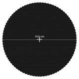 Jumping Mat Fabric Black for 15 Feet/4.57 m Round Trampoline 92407