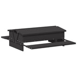 Chicken Treadle Feeder Black 75 x 53 x 20.5 cm 874675
