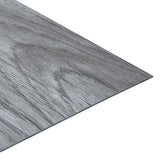 Self-adhesive Flooring Planks 5.11 m PVC Light Grey 146241