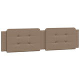 Bed Frame with LED without Mattress "Zadar" Cappuccino 200x200 cm 3214135