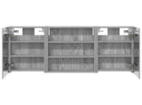 Bathroom Cabinet Set 3 pcs 100 x 10.5 x 50 cm Engineered wood 3403685