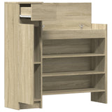Shoe Cabinet Sonoma Oak 100.5x28x100 cm Engineered Wood 840424