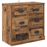 Sideboards 2 pcs Old Wood 70 x 35.5 x 67.5 cm Engineered Wood 3402665