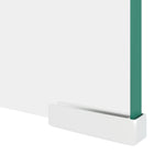ZNTS TV Stand/Monitor Riser Glass Clear 110x30x13 cm 244132
