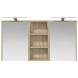 Bathroom Cabinet Set 3 pcs 116 x 16 x 62.5 cm Engineered wood 3403818