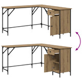 Desk Artisan Oak 141 x 141 x 75 cm Engineered Wood 882876