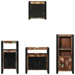 Bathroom Furniture Set 4 pcs Multicolour Solid Reclaimed Wood 3305639