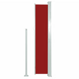 Patio Retractable Side Awning 160x500 cm Red 317925