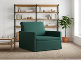 Armchair Dark Green 70 x 81 x 82 cm Fabric 42041012