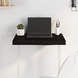 Table Top Dark Brown 60x40x cm Treated Solid Wood Oak 3156409