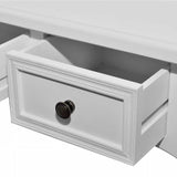 Dressing Console Table with Three Drawers White 241143